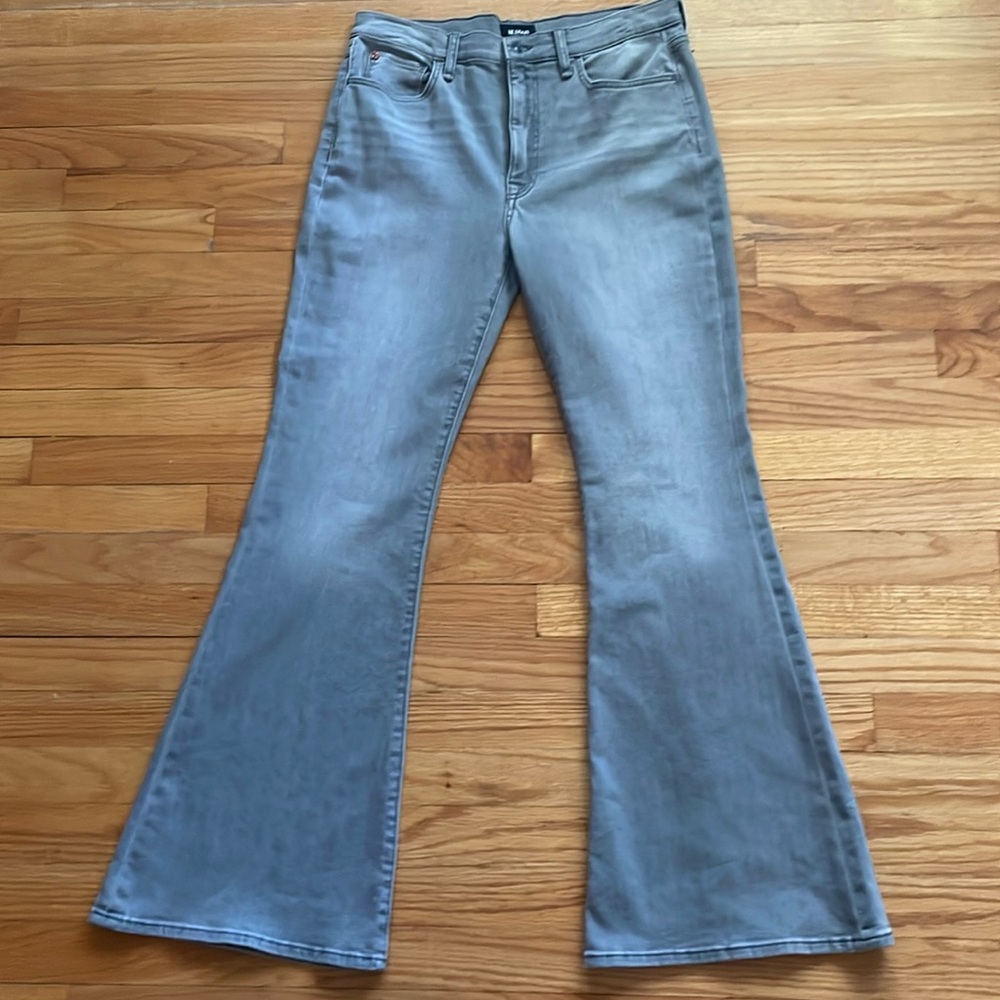 Hudson‎ Heidi High Rise Flare Jeans Gray Size 30/31 Women's
